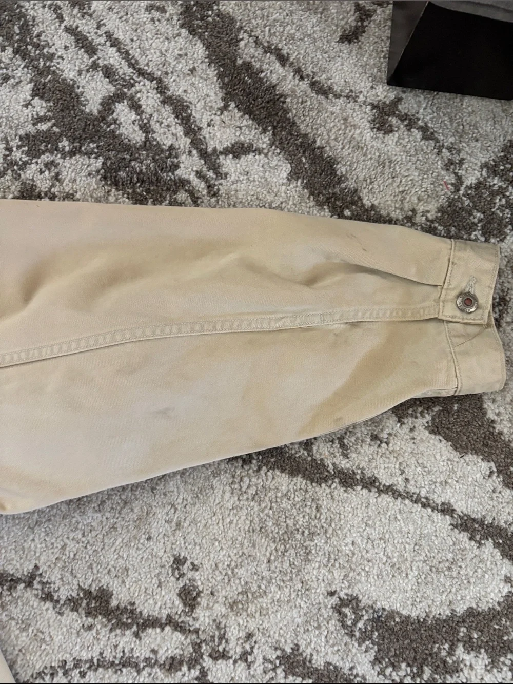 Vintage Banana Republic - Men's Tan Cotton Denim Relaxed Jacket Size XL